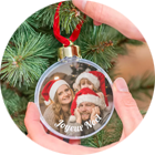 Personalisierte Weihnachtskugeln